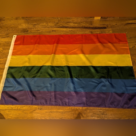Rainbow Pride Flag Large 3 'x 5' - Picture 4 of 4
